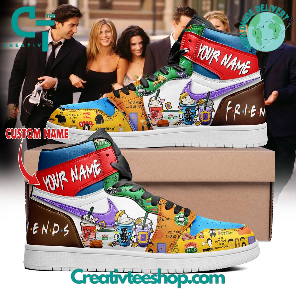 JWFancy FRIEND AJ1 High Sneakers Shoes For Men And Women