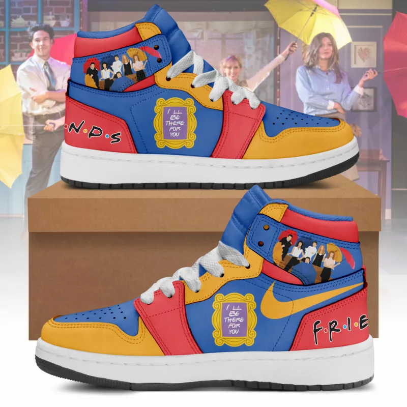 JWFancy Friends AJ1 High Sneakers Shoes For Men And Women