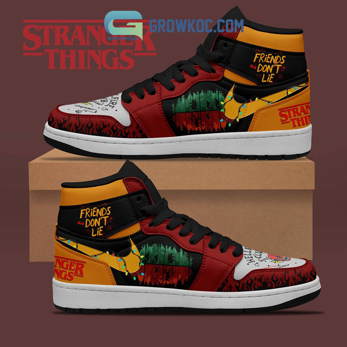 JWFancy Friends AJ1 High Sneakers Shoes For Men And Women