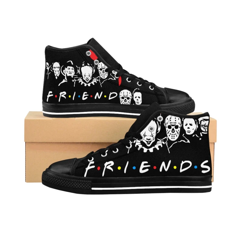 JWFancy Friends High Top Canvas Sneakers Shoes For Men And Women