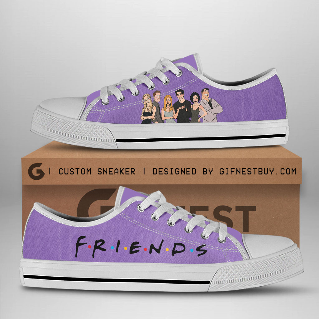 JWFancy Friends Low Top Canvas Sneakers Shoes For Men And Women
