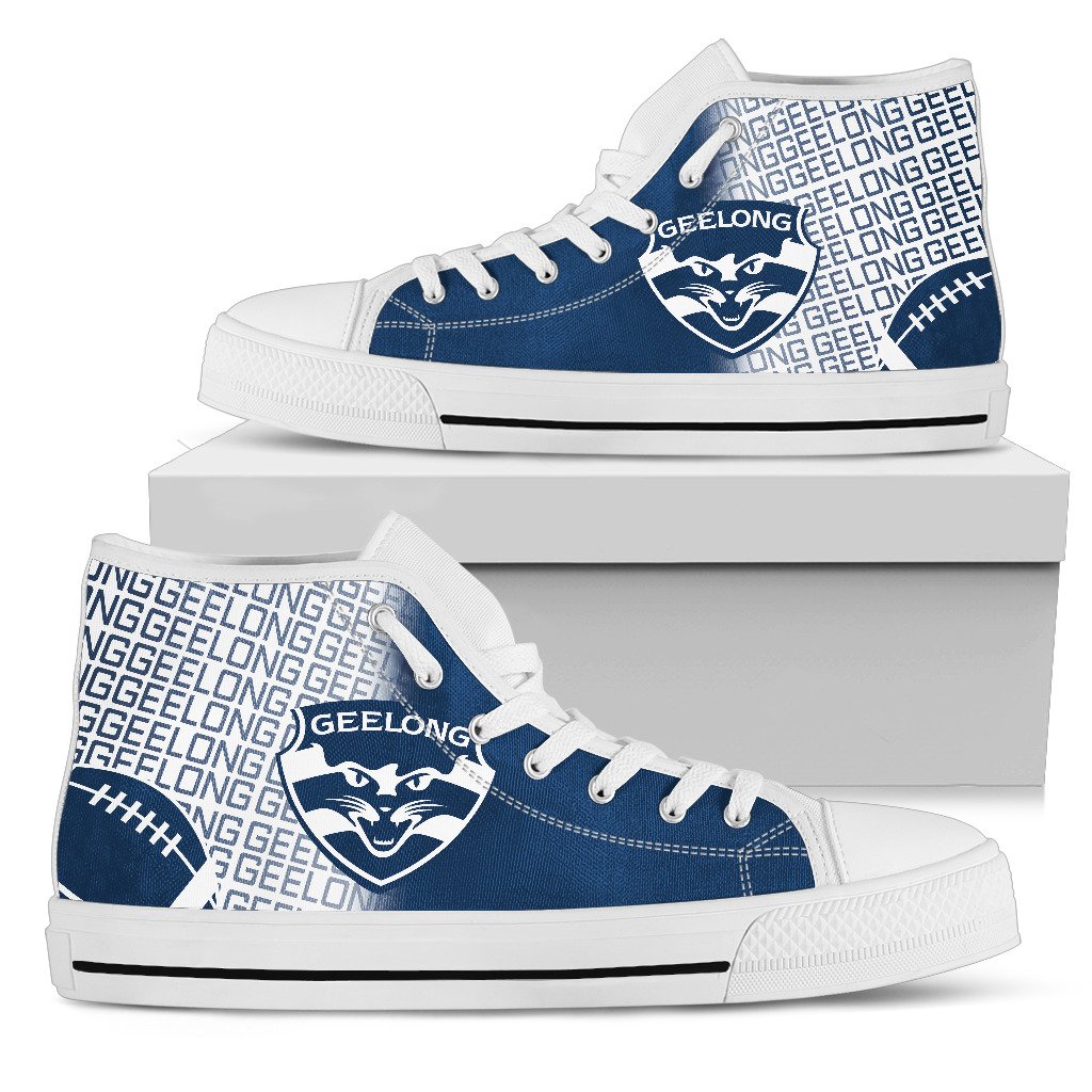 JWFancy Geelong Cats High Top Canvas Sneakers Shoes For Men And Women