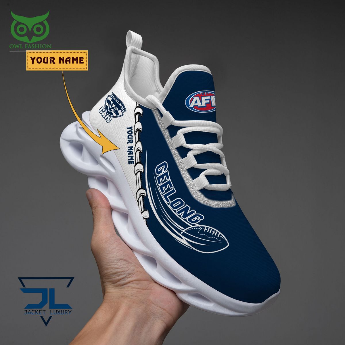 JWFancy Geelong Football Club Max Soul Shoes Sneakers For Men And Women