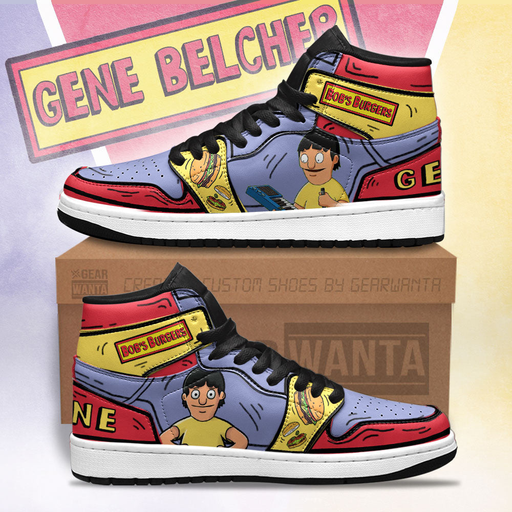JWFancy Gene Bob's Burger AJ1 High Sneakers Shoes For Men And Women