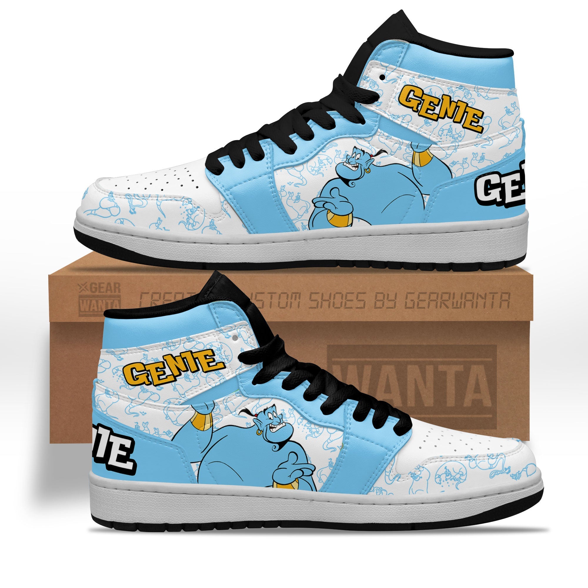 JWFancy Genie AJ1 High Sneakers Shoes For Men And Women