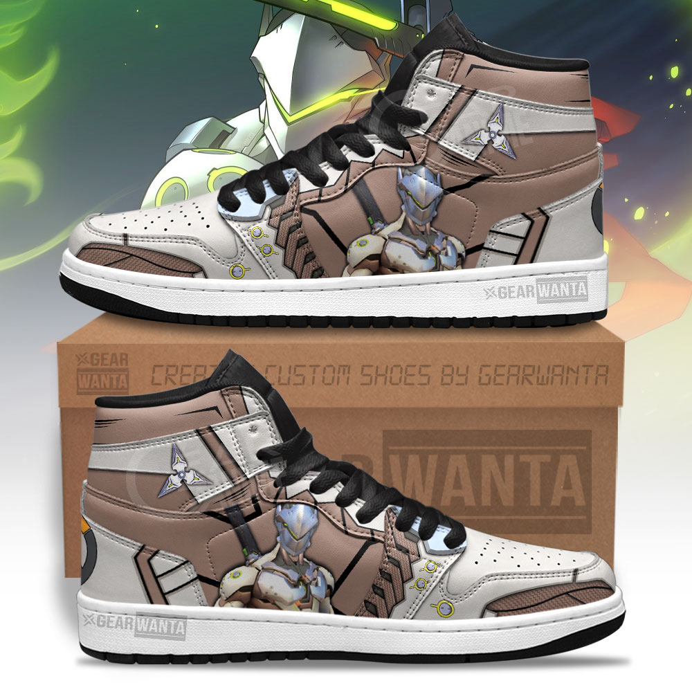 JWFancy Genji Overwatch AJ1 High Sneakers Shoes For Men And Women