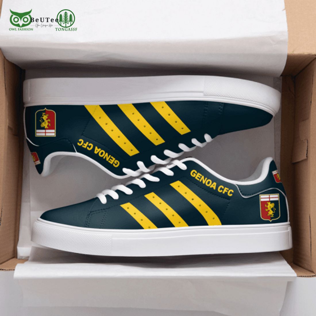 JWFancy Genoa C F C Skate Stan Shoes Sneakes For Men And Women