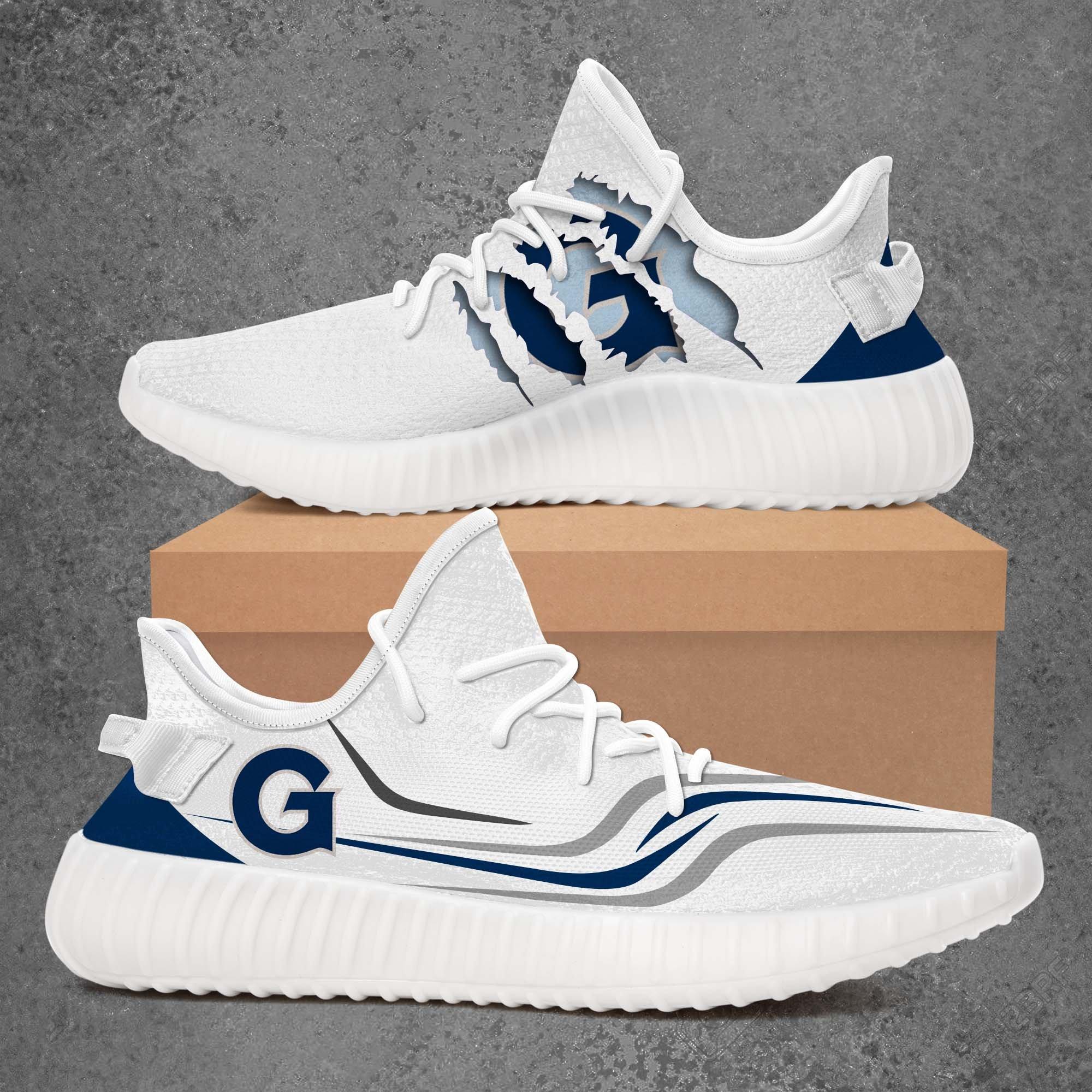 JWFancy Georgetown Hoyas Yeezy Boost Shoes For Men And Women