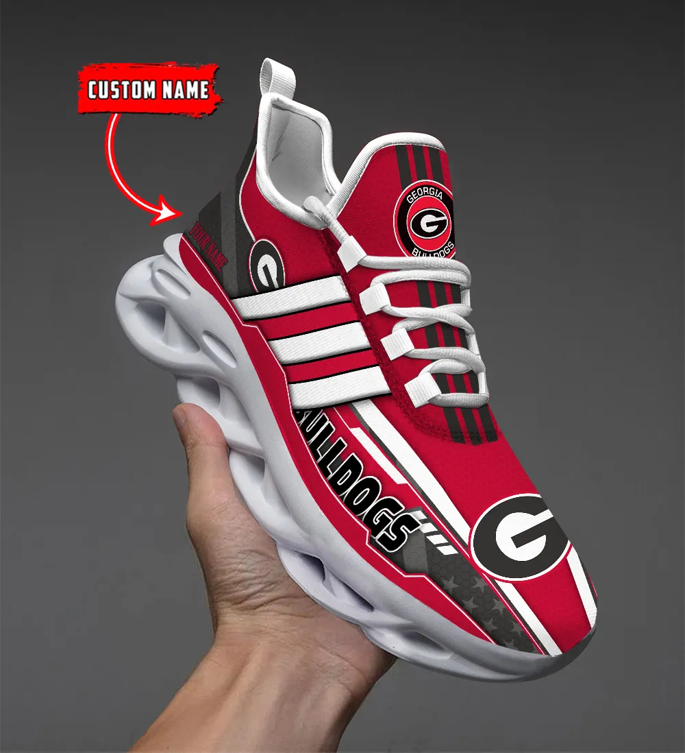 JWFancy Georgia Bulldogs Max Soul Shoes Sneakers For Men And Women