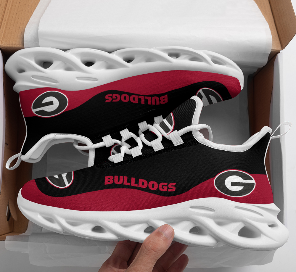 JWFancy Georgia Bulldogs Max Soul Shoes Sneakers For Men And Women