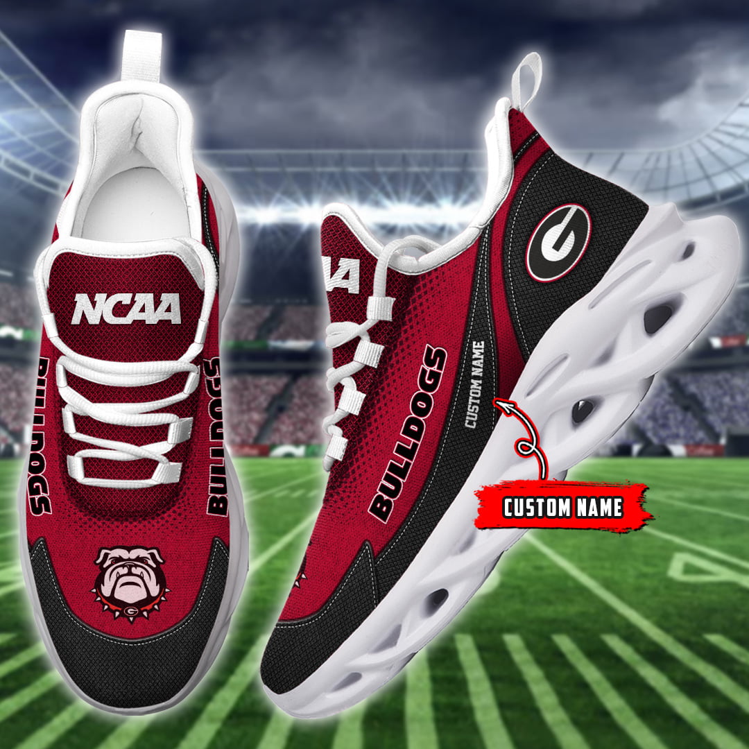 JWFancy Georgia Bulldogs NCAA Max Soul Shoes Sneakers For Men And Women