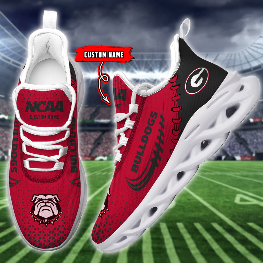 JWFancy Georgia Bulldogs NCAA Max Soul Shoes Sneakers For Men And Women