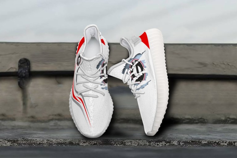 JWFancy Georgia Bulldogs Yeezy Boost Shoes For Men And Women