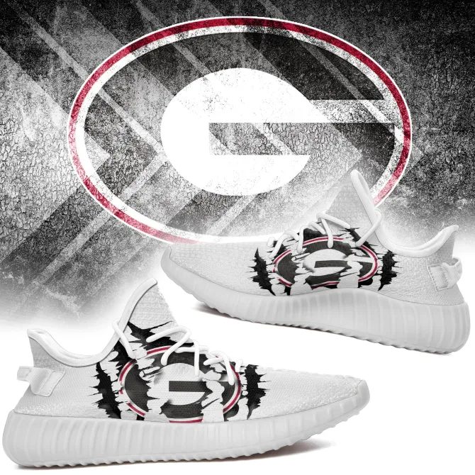 JWFancy Georgia Bulldogs Yeezy Boost Shoes For Men And Women