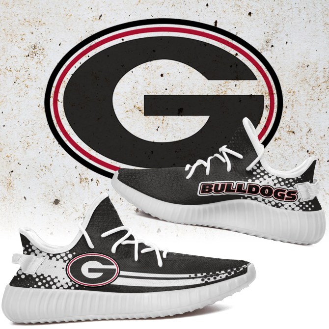 JWFancy Georgia Bulldogs Yeezy Boost Shoes For Men And Women