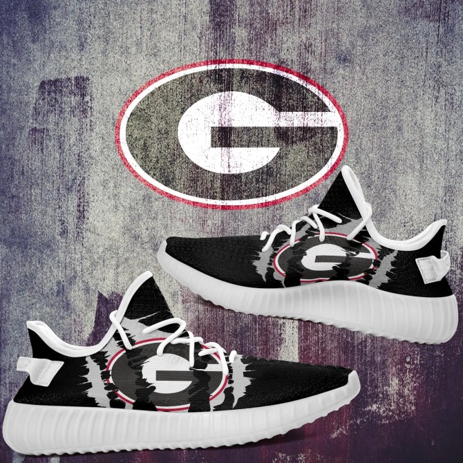 JWFancy Georgia Bulldogs Yeezy Boost Shoes For Men And Women