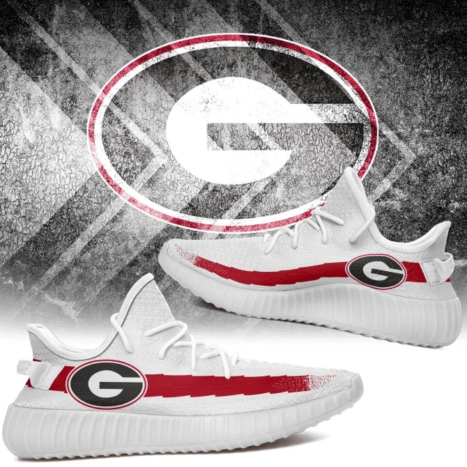 JWFancy Georgia Bulldogs Yeezy Boost Shoes For Men And Women