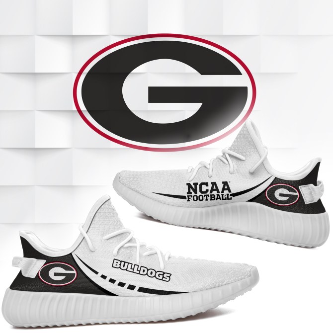 JWFancy Georgia Bulldogs Yeezy Boost Shoes For Men And Women
