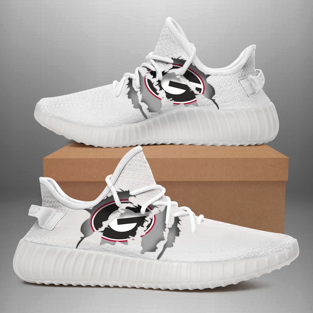 JWFancy Georgia Bulldogs Yeezy Boost Shoes For Men And Women