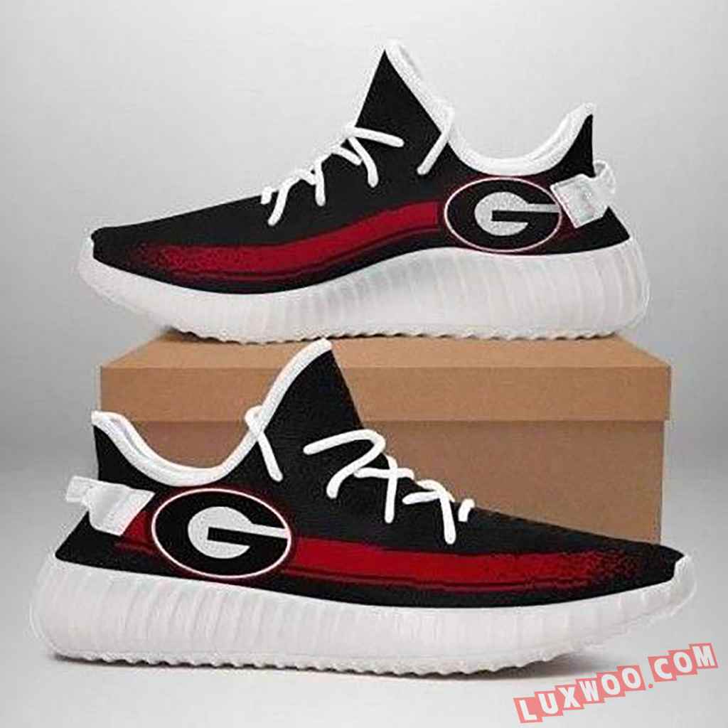 JWFancy Georgia Bulldogs Yeezy Boost Shoes For Men And Women