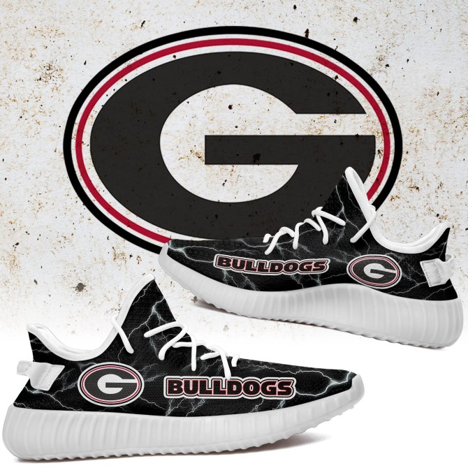 JWFancy Georgia Bulldogs Yeezy Boost Shoes For Men And Women