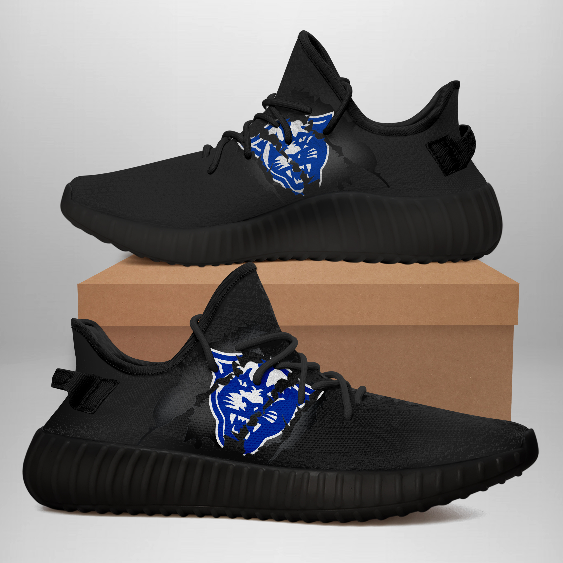 JWFancy Georgia State Panthers Yeezy Boost Shoes For Men And Women