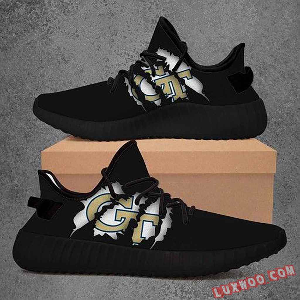 JWFancy Georgia Tech Yellow Jackets Yeezy Boost Shoes For Men And Women