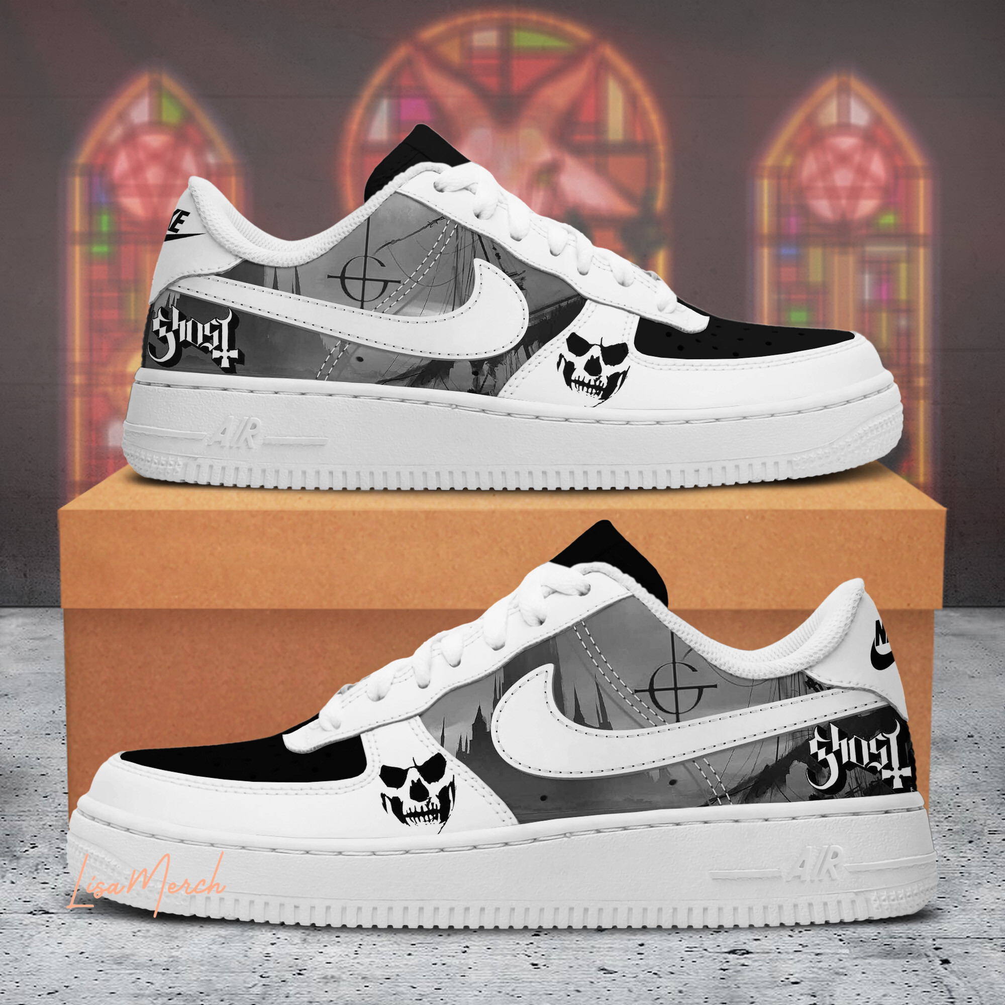 JWFancy Ghost Air Low-Top Sneakers Shoes For Men And Women