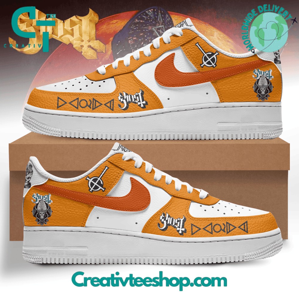 JWFancy Ghost Band Orange Air Low-Top Sneakers Shoes For Men And Women