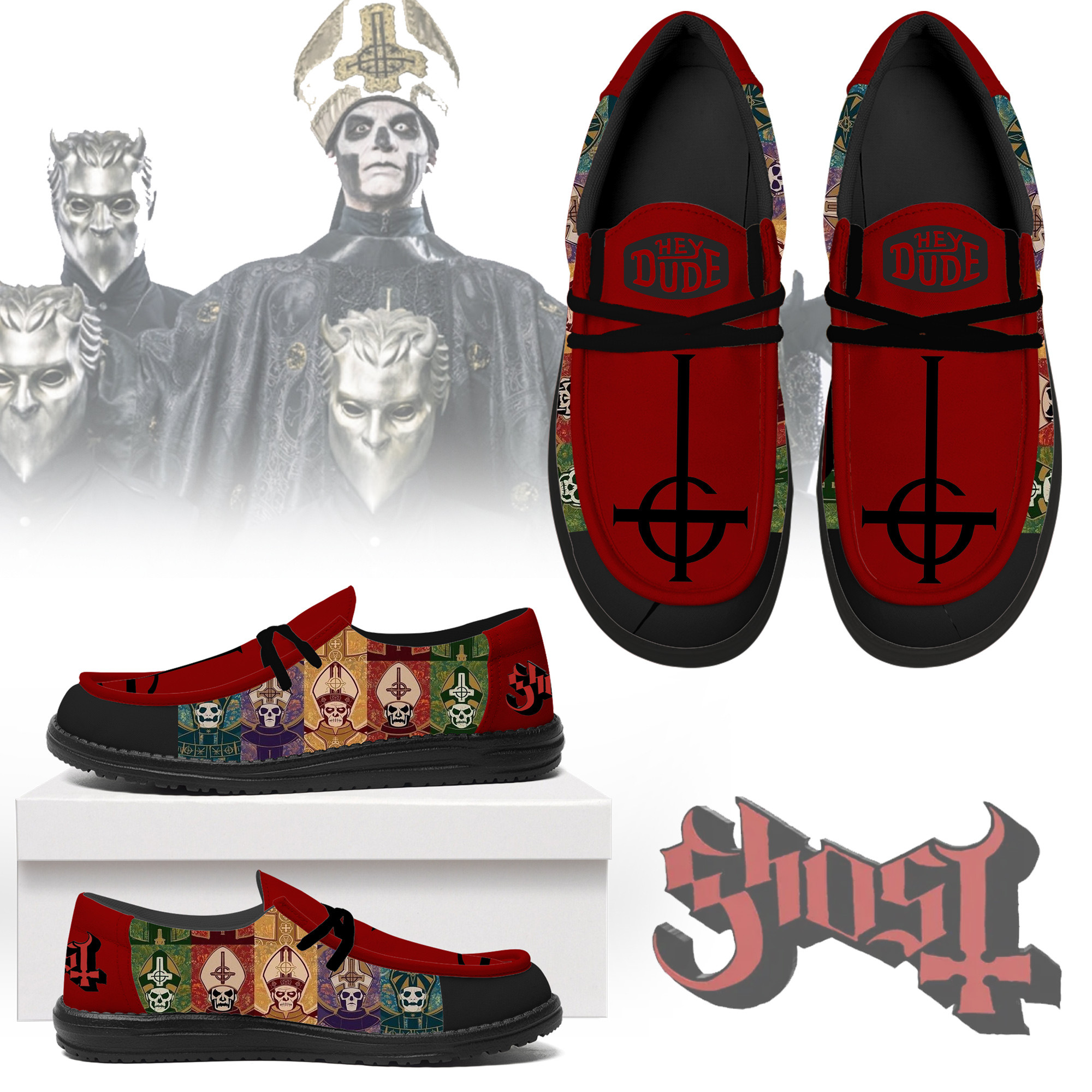 JWFancy Ghost – Custom Name Hey Dude