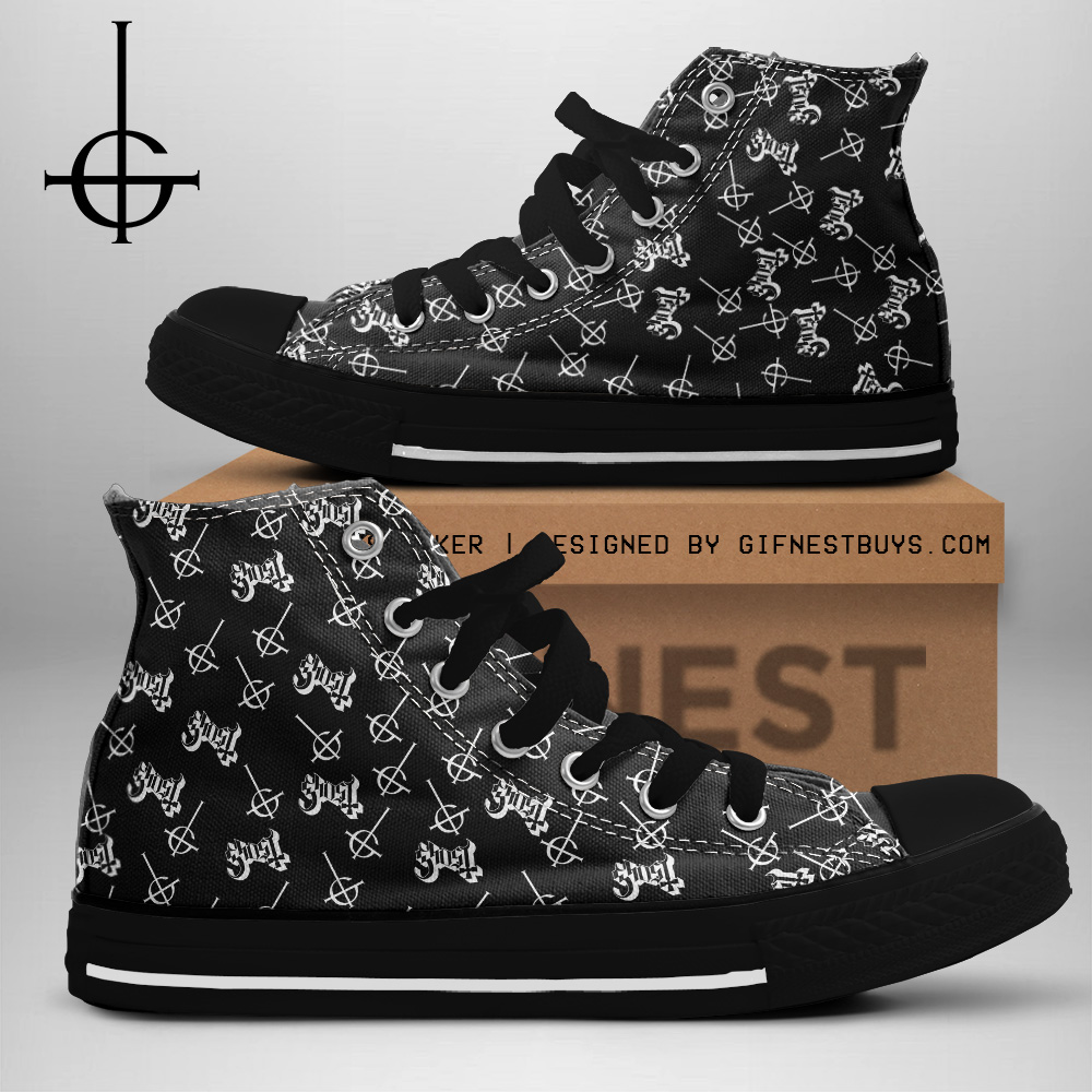 JWFancy Ghost High Top Canvas Sneakers Shoes For Men And Women