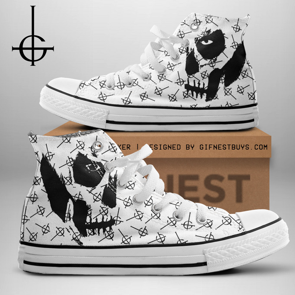 JWFancy Ghost High Top Canvas Sneakers Shoes For Men And Women