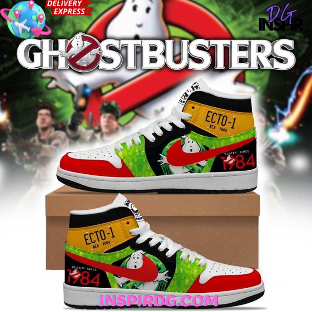 JWFancy Ghostbusters AJ1 High Sneakers Shoes For Men And Women