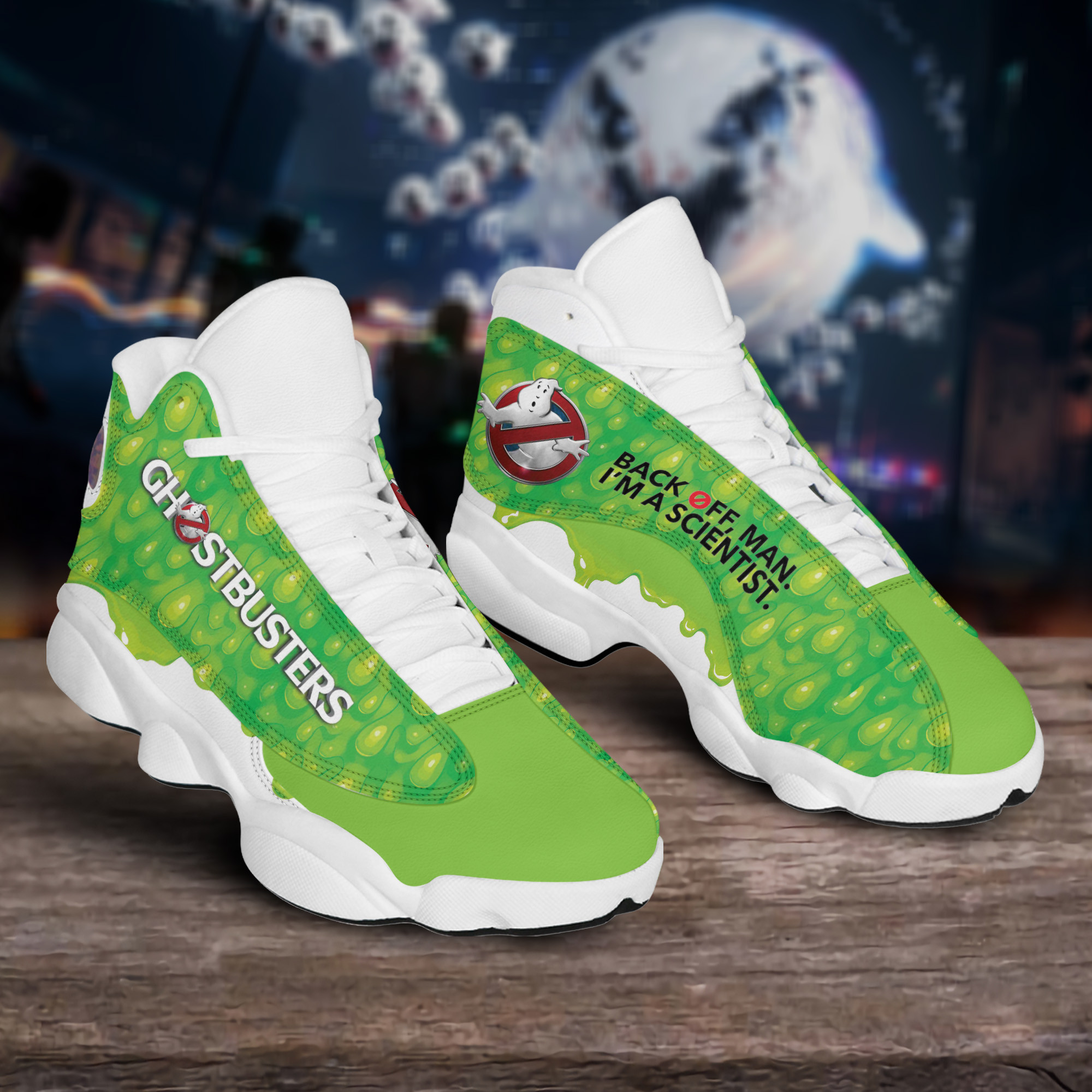 JWFancy Ghostbusters AJ13 Sneakers Shoes For Men And Women