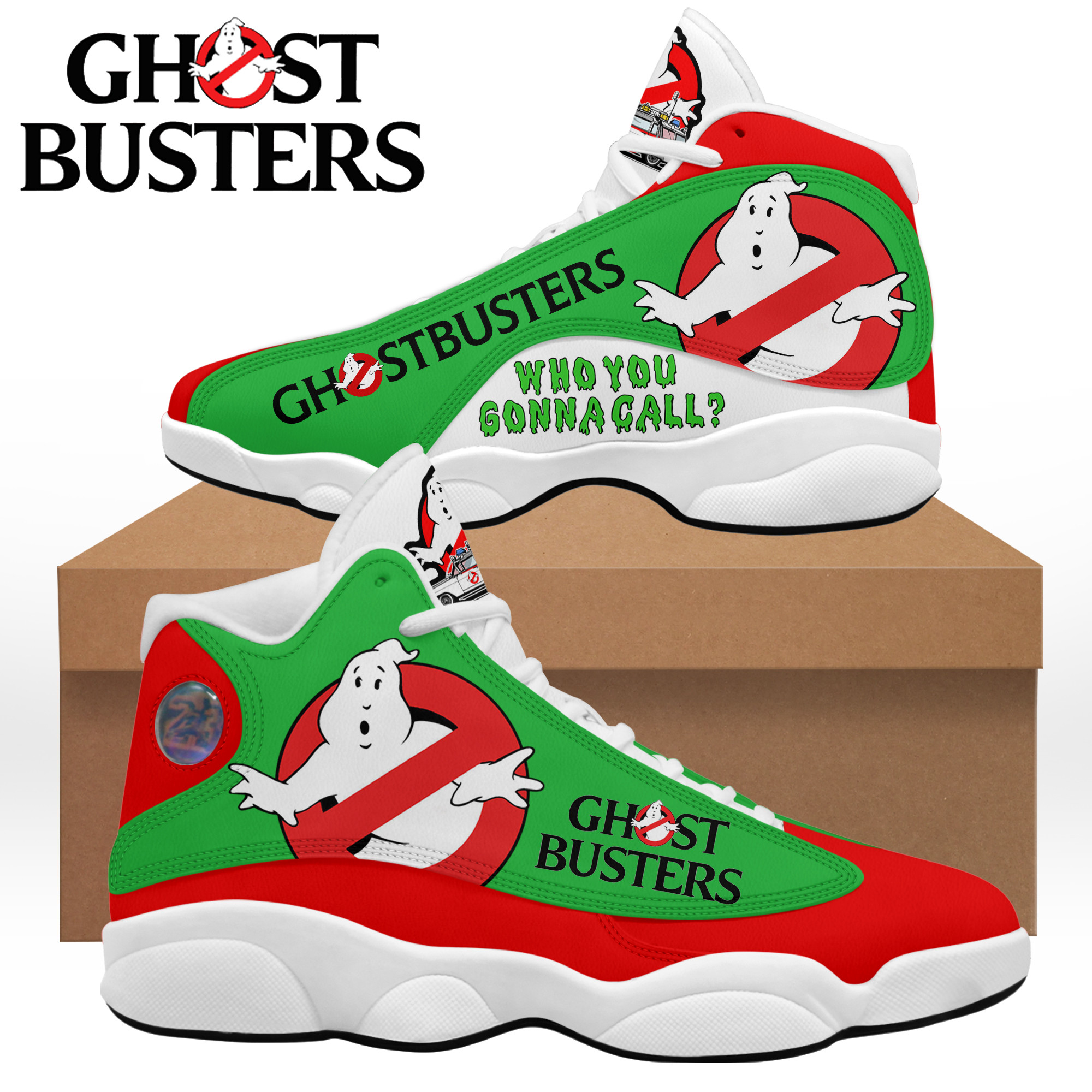 JWFancy Ghostbusters AJ13 Sneakers Shoes For Men And Women