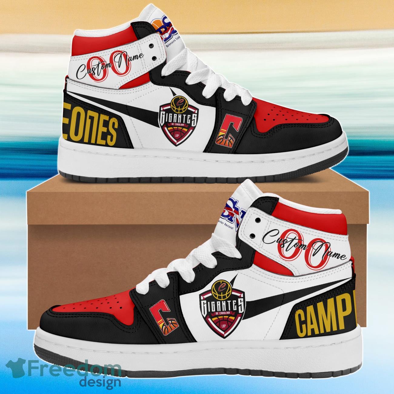 JWFancy Gigantes de Carolina AJ1 High Sneakers Shoes For Men And Women