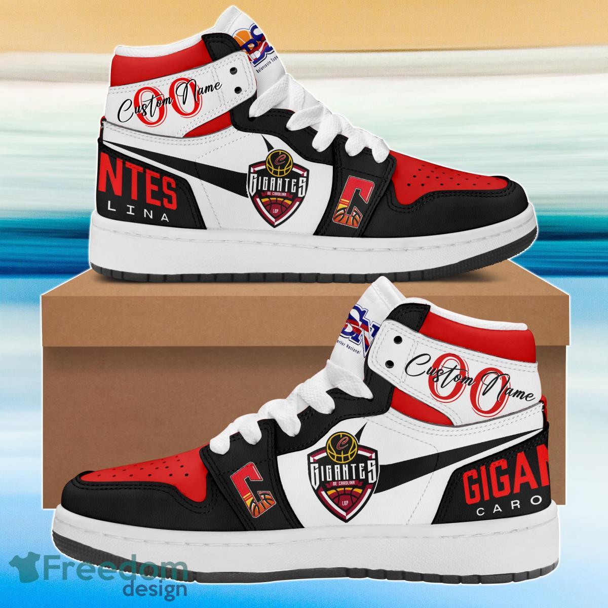 JWFancy Gigantes de Carolina AJ1 High Sneakers Shoes For Men And Women
