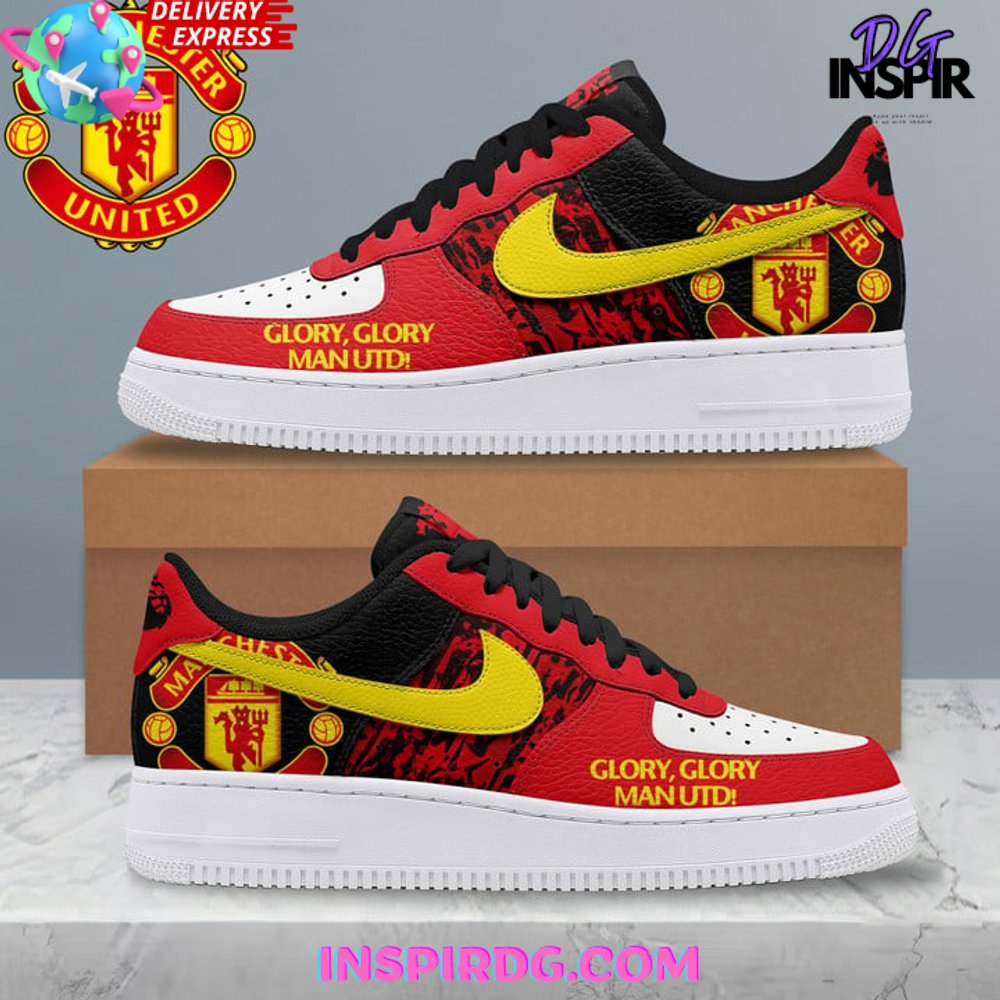 JWFancy Glory Manchester United Air Low-Top Sneakers Shoes For Men And Women