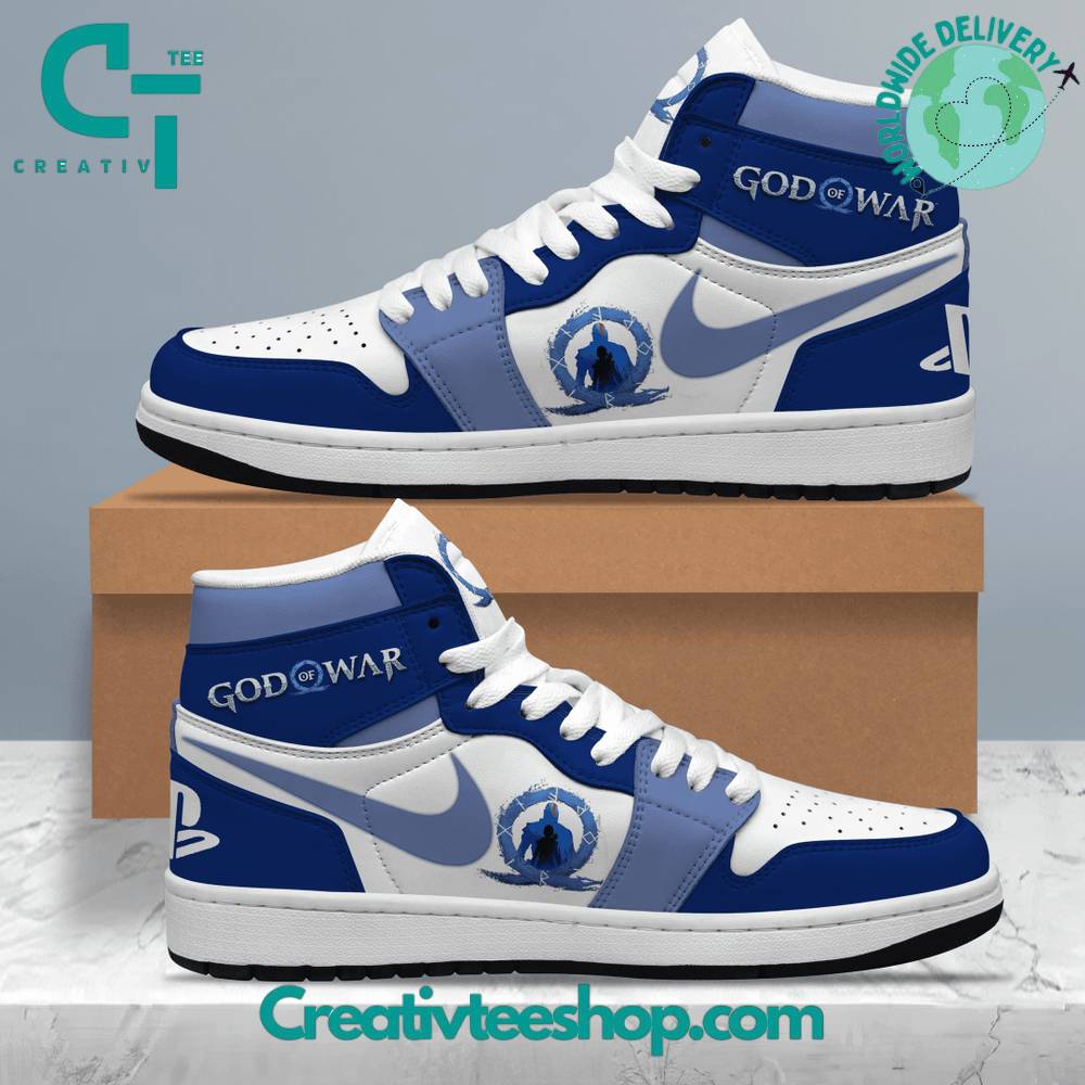 JWFancy God Of Wars AJ1 High Sneakers Shoes For Men And Women