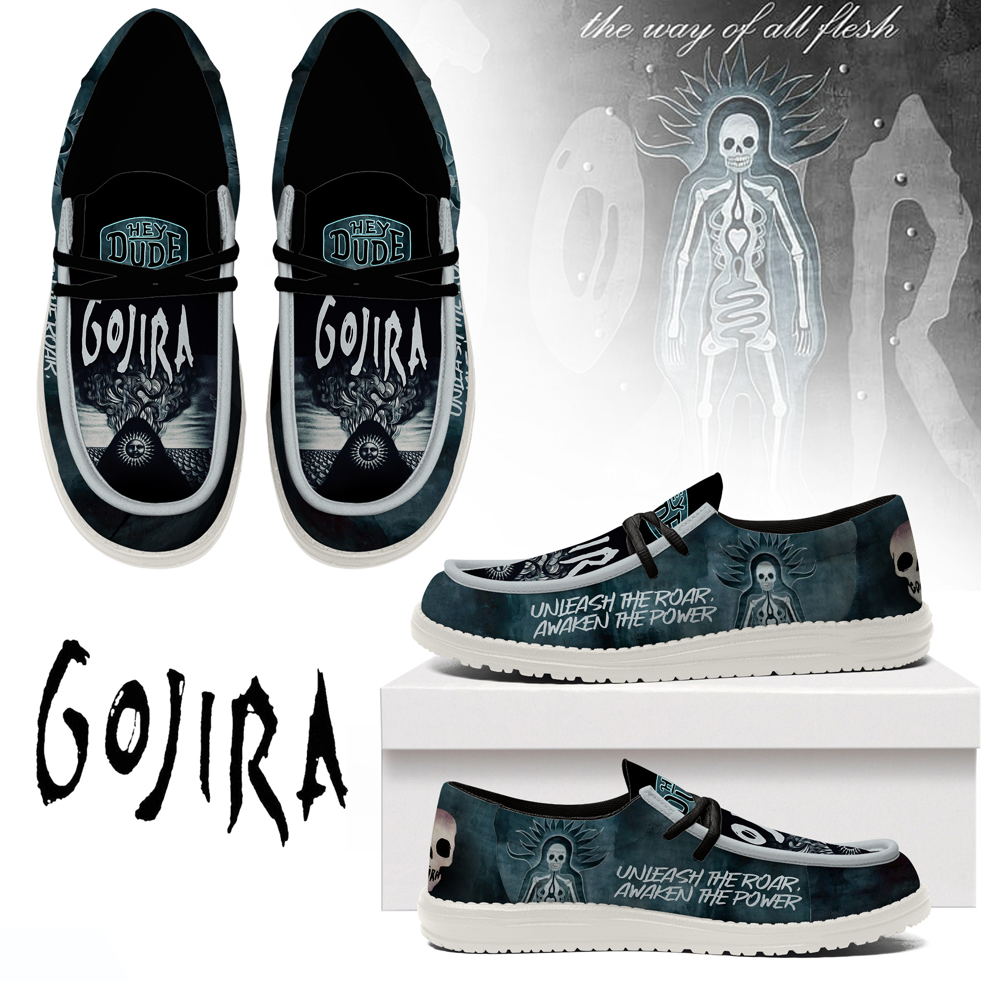 JWFancy Gojira – Custom Name Hey Dude