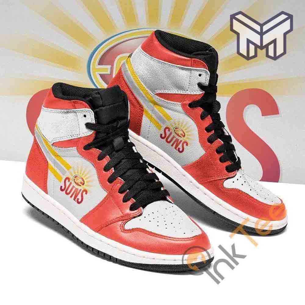 JWFancy Gold Coast Suns AJ1 High Sneakers Shoes For Men And Women