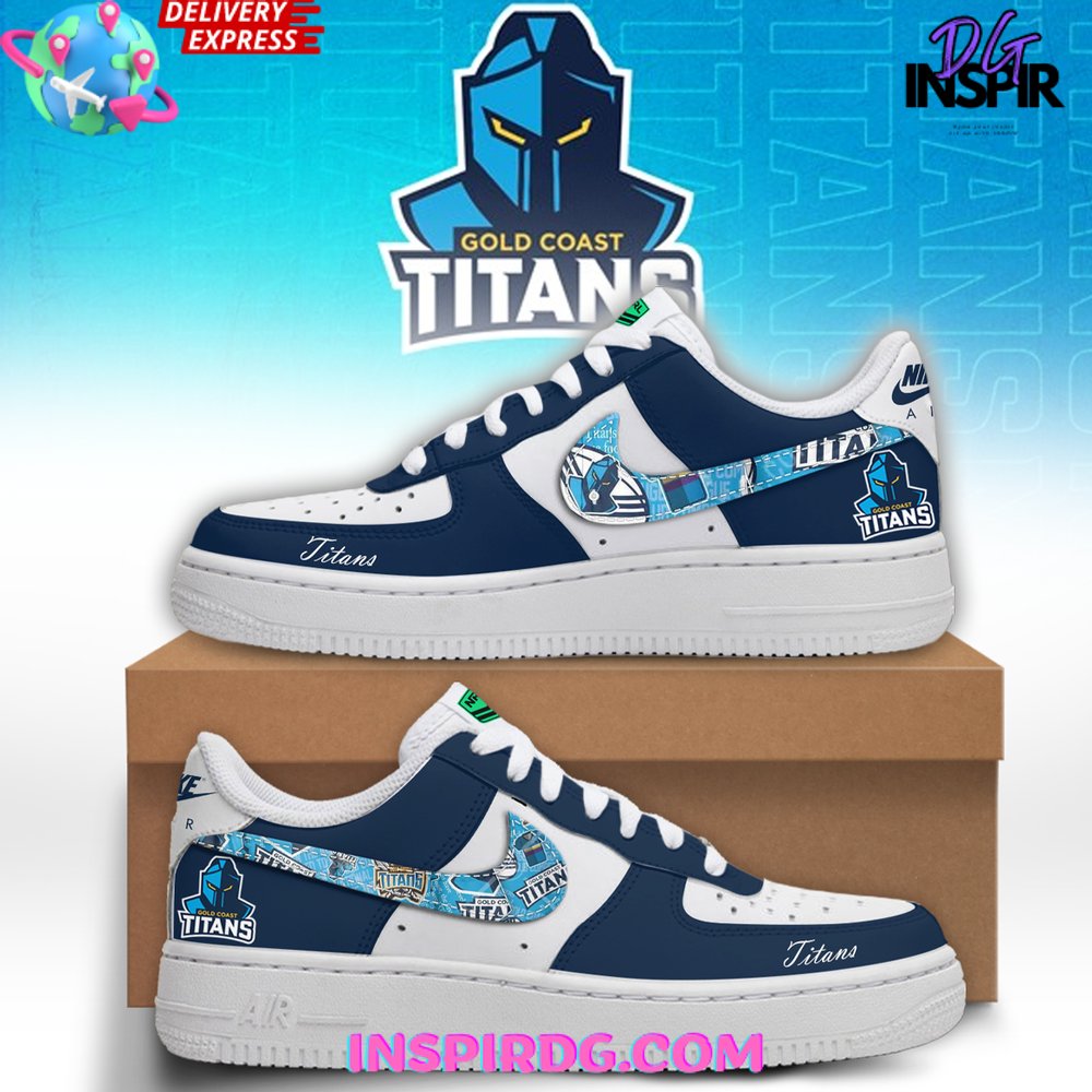 JWFancy Gold Coast Titans Air Low-Top Sneakers Shoes For Men And Women