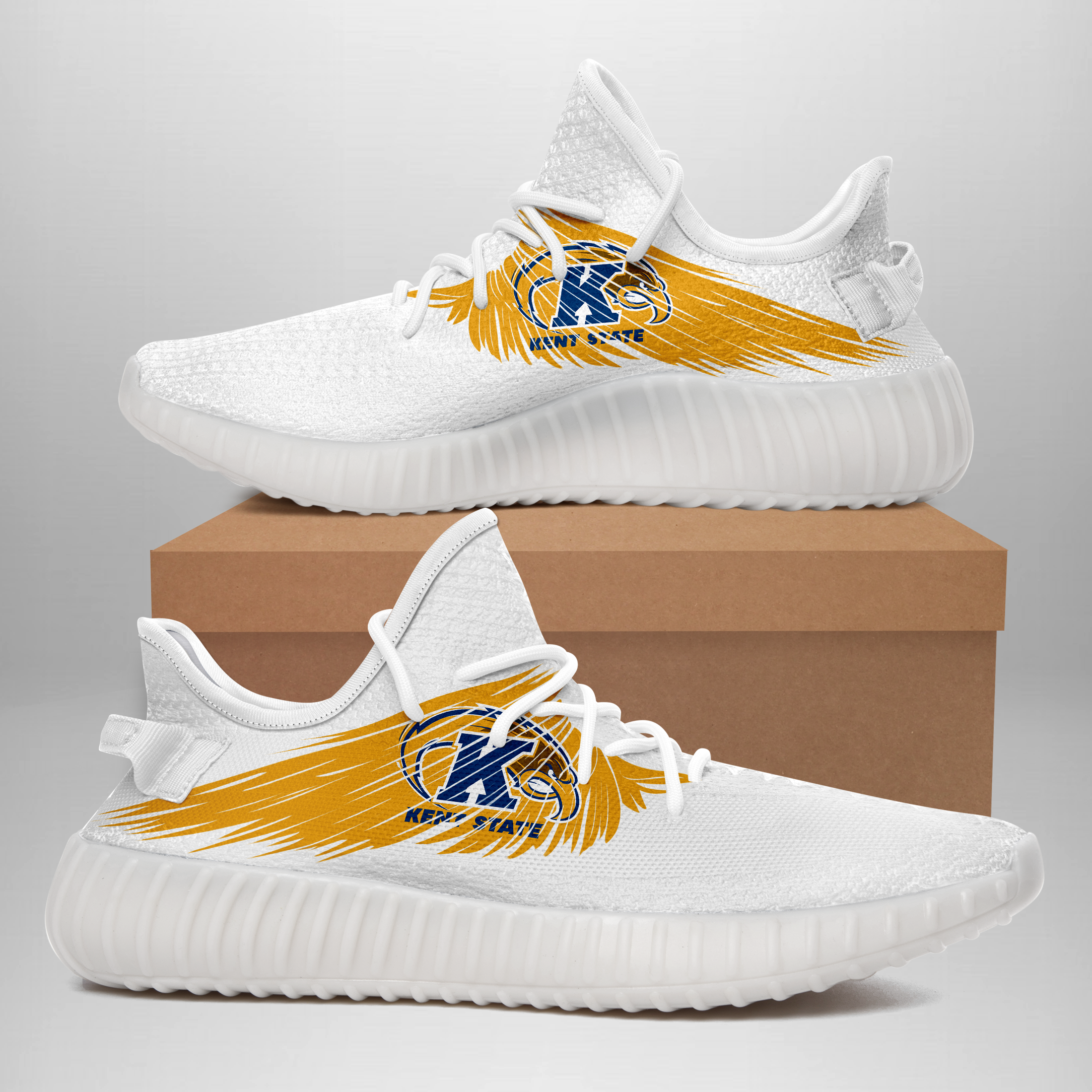 JWFancy Golden Flashes Yeezy Boost Shoes For Men And Women