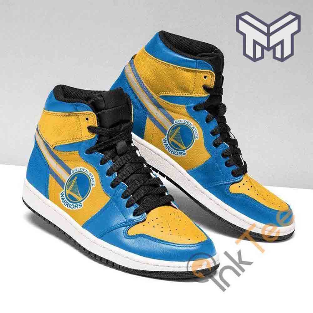 JWFancy Golden State Warriors AJ1 High Sneakers Shoes For Men And Women