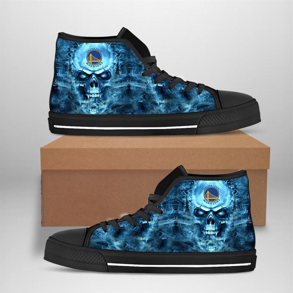 JWFancy Golden State Warriors High Top Canvas Sneakers Shoes For Men And Women