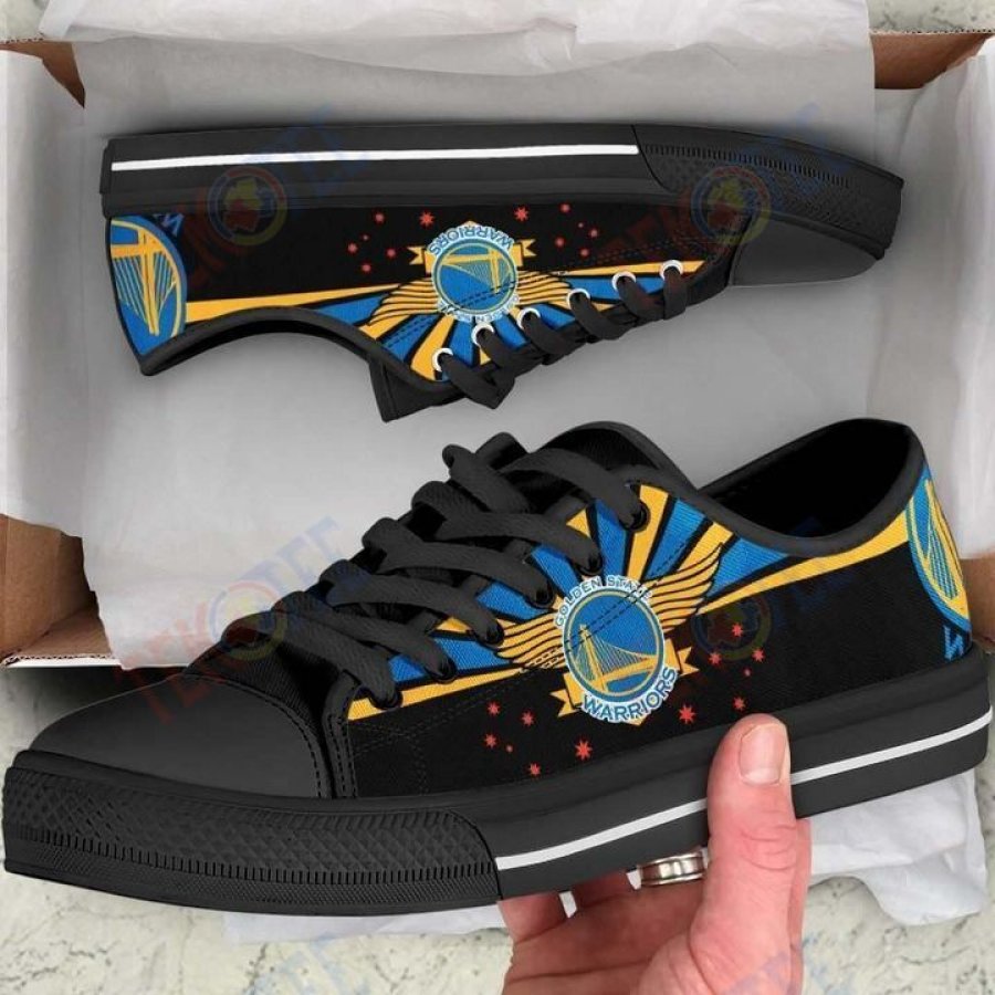 JWFancy Golden State Warriors Low Top Canvas Sneakers Shoes For Men And Women