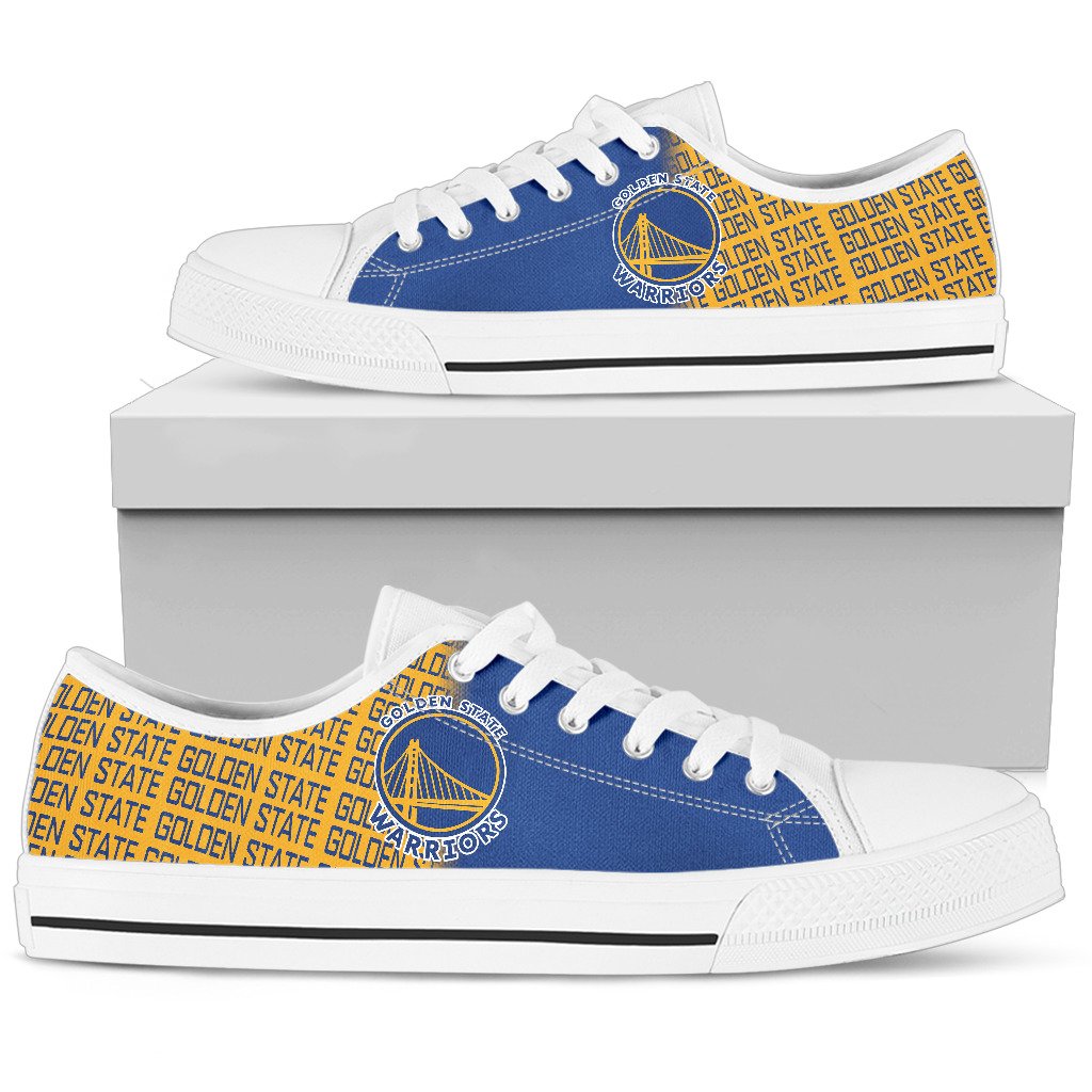 JWFancy Golden State Warriors Low Top Canvas Sneakers Shoes For Men And Women