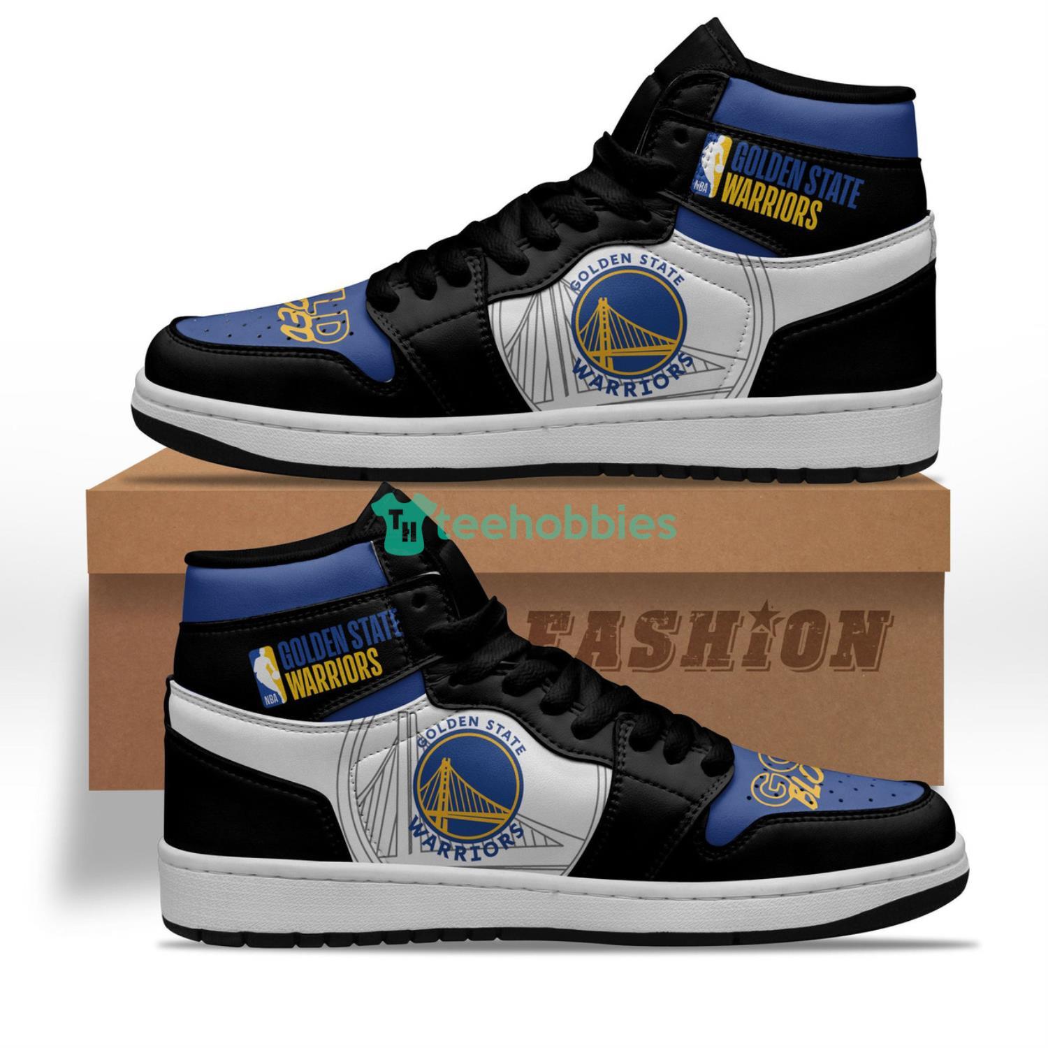 JWFancy Golden State Warriors NBA AJ1 High Sneakers Shoes For Men And Women