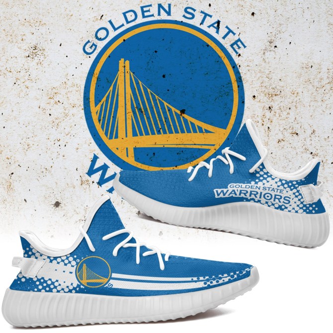 JWFancy Golden State Warriors Yeezy Boost Shoes For Men And Women