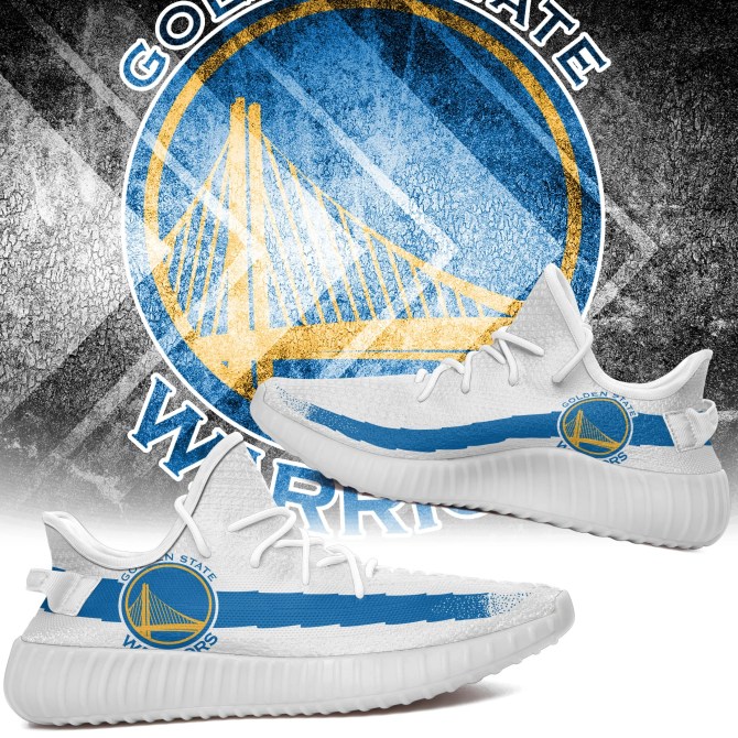JWFancy Golden State Warriors Yeezy Boost Shoes For Men And Women
